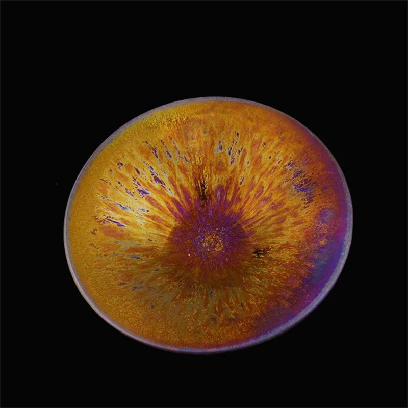 Buddha Stones cinese Jianzhan colorato Via Lattea smaltata tazza da tè in ceramica Tenmoku Kung Fu tazza da tè - Image 12