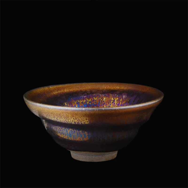 Buddha Stones cinese Jianzhan colorato Via Lattea smaltata tazza da tè in ceramica Tenmoku Kung Fu tazza da tè - Image 6