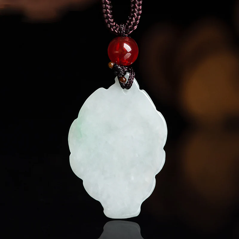 Buddha Stones Collana con ciondolo a forma di volpe a nove code in giada naturale e prosperità - Image 6