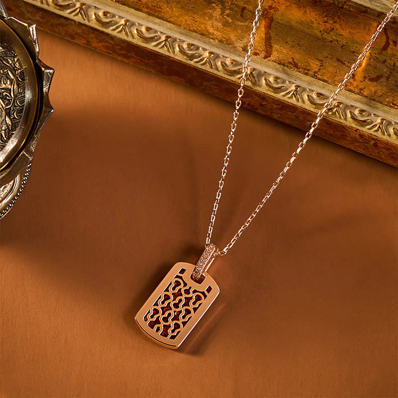 Buddha Stones Collana con ciondolo a forma di zucca cava in rame, protezione protettiva - Image 3