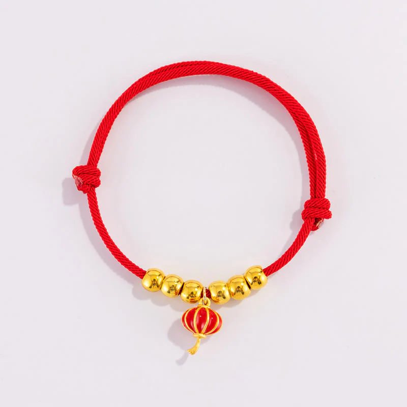 Buddha Stones Collare regolabile per cani e gatti con perline rosse e scritta Yuanbao Fu, simbolo di protezione per animali domestici. - Image 13