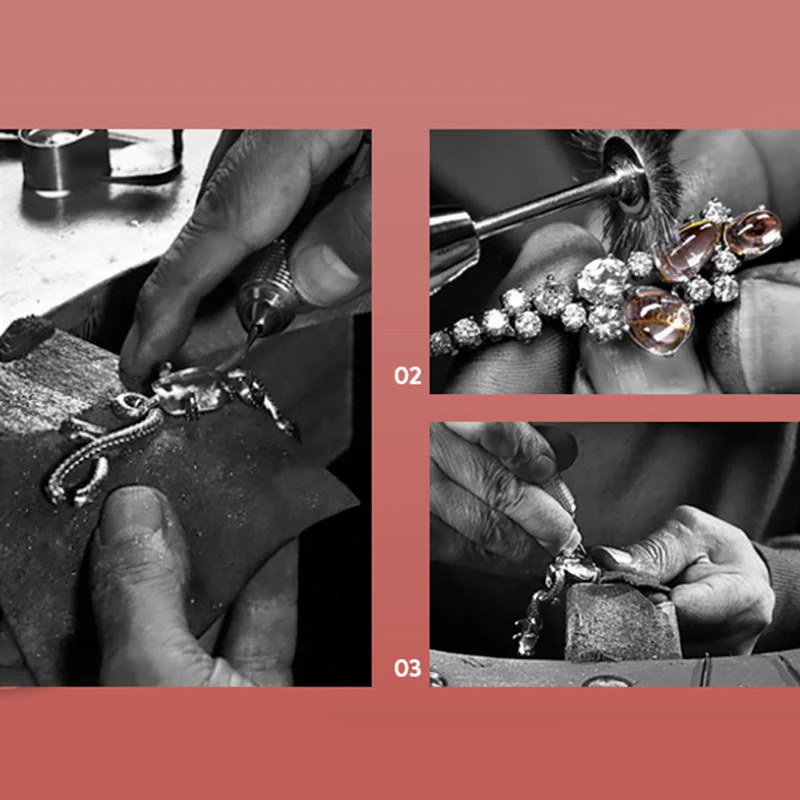 Buddha Stones con catena in corda rossa con drago dorato di buon auspicio, in argento sterling 925, anno del drago - Image 18