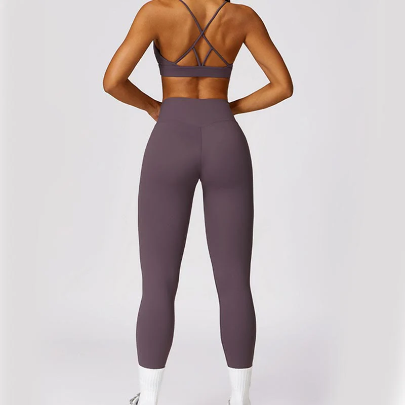 Buddha Stones Donna Manica Corta T-Shirt Top Vita Alta Leggings Pantaloni Per Sport Yoga - Image 56