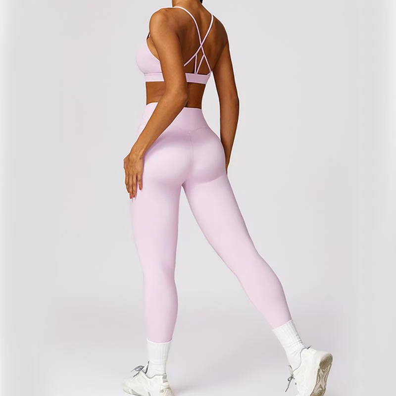 Buddha Stones Donna Manica Corta T-Shirt Top Vita Alta Leggings Pantaloni Per Sport Yoga - Image 79