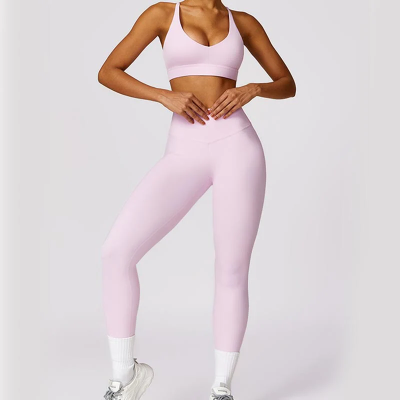 Buddha Stones Donna Manica Corta T-Shirt Top Vita Alta Leggings Pantaloni Per Sport Yoga - Image 80