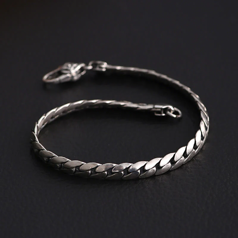 Buddha Stones Doppio Dorje Vajra Forza Punk Catena di Rame Bracciale Collana - Image 3