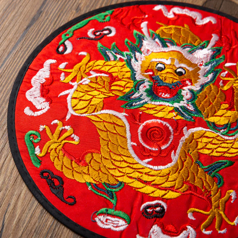 Buddha Stones Dragon Ricamo Sottobicchiere Tazza Sottobicchiere Tazza da Tè Kung Fu Tappetino da Tè - Image 17