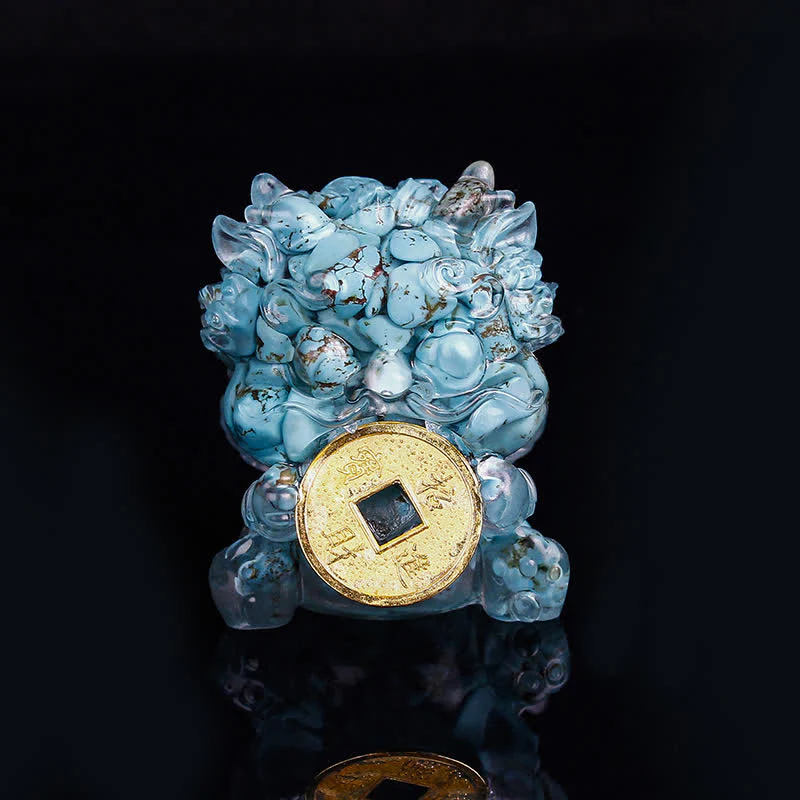 Buddha Stones fatte a mano carine PiXiu moneta d'oro cristallo Fengshui energia ricchezza fortuna decorazione della casa - Image 24