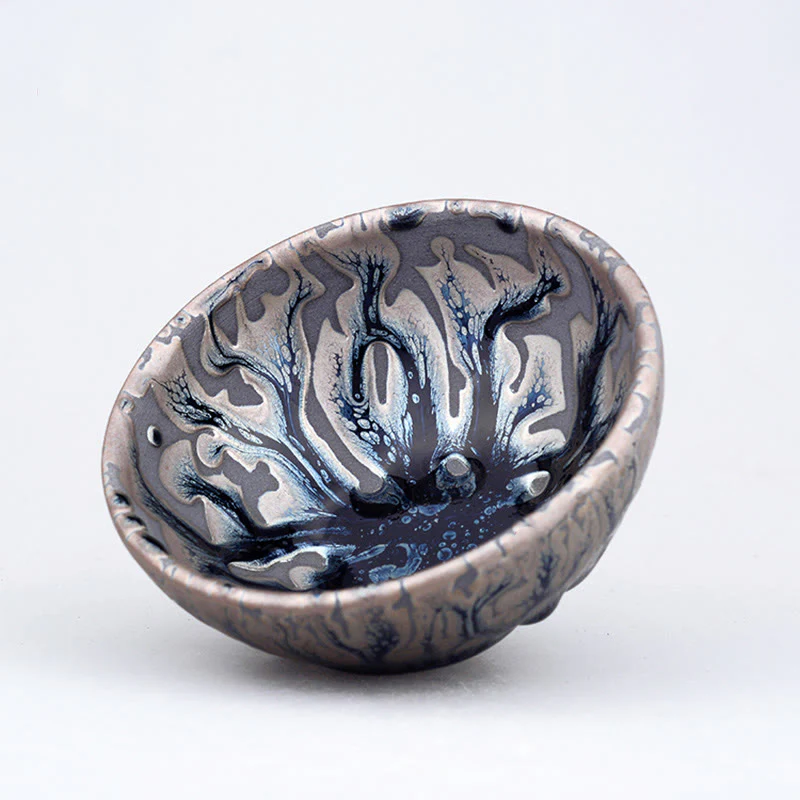 Buddha Stones fatte a mano con motivo dell'albero del tè Tazza da tè in ceramica cinese Jianzhan Tazza da tè Kung Fu