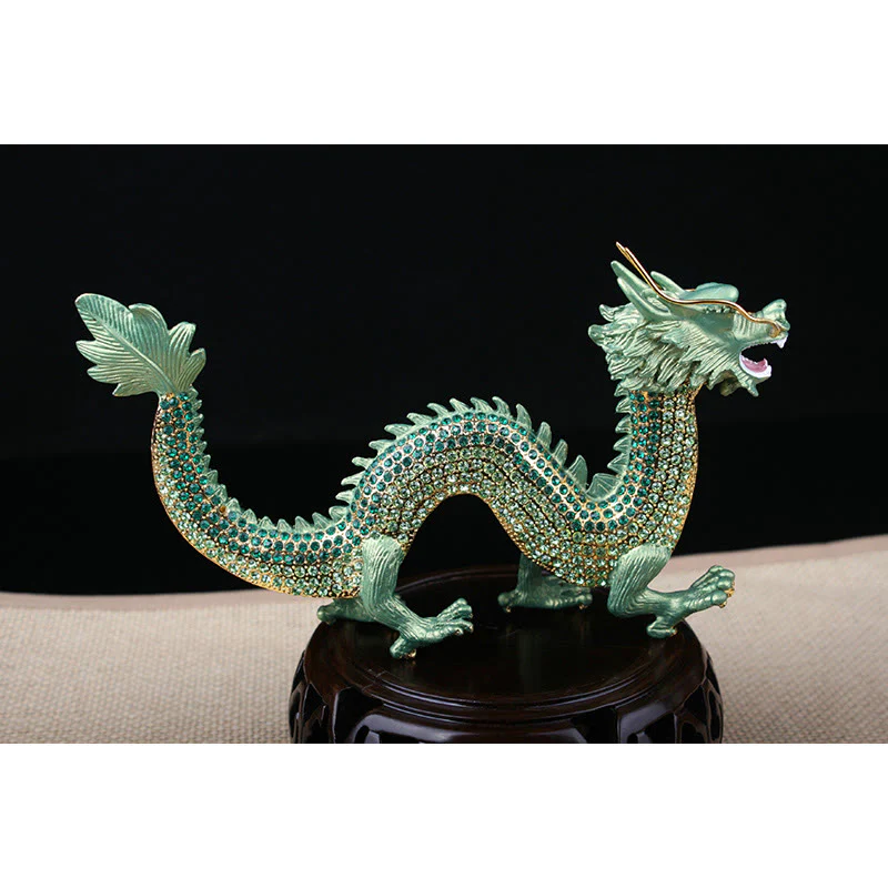 Buddha Stones fatte a mano Feng Shui Drago Fortuna Successo Decorazione della casa - Image 16