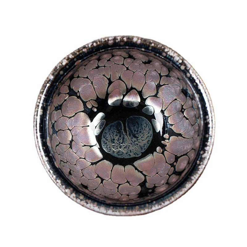 Buddha Stones fatte a mano Fiori di ciliegio Sakura Design Tazza da tè in ceramica cinese Jianzhan Tazza da tè Kung Fu - Image 7