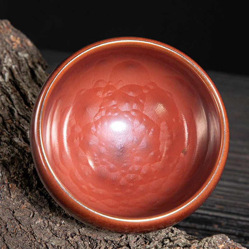 Buddha Stones fatte a mano Jianzhan cinese Lotus Design Tazza da tè in ceramica Tazza da tè Kung Fu - Image 12