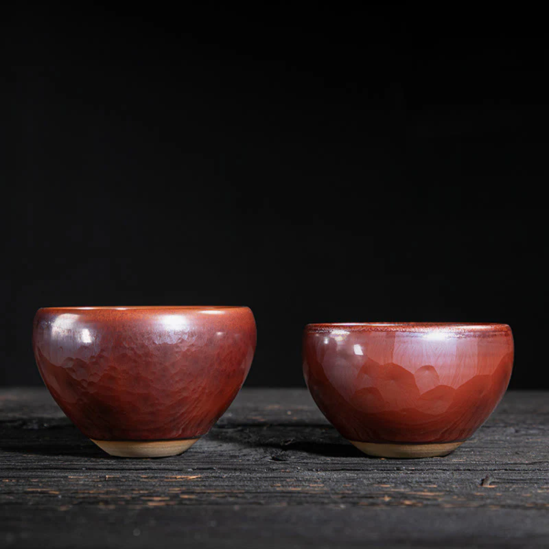 Buddha Stones fatte a mano Jianzhan cinese Lotus Design Tazza da tè in ceramica Tazza da tè Kung Fu - Image 15