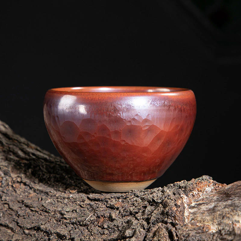 Buddha Stones fatte a mano Jianzhan cinese Lotus Design Tazza da tè in ceramica Tazza da tè Kung Fu - Image 9