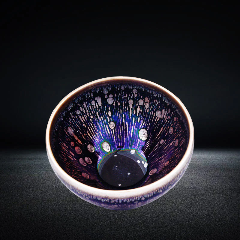 Buddha Stones fatte a mano Jianzhan cinese viola smaltato tazza da tè in ceramica tazza da tè in ceramica Tenmoku Kung Fu - Image 3