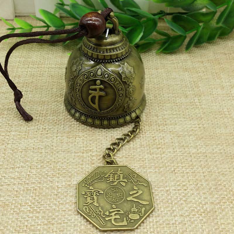 Buddha Stones Feng Shui Buddha Koi Pesce Drago Elefante Campanello a vento Campana Fortuna Decorazione da appendere alla parete - Image 15