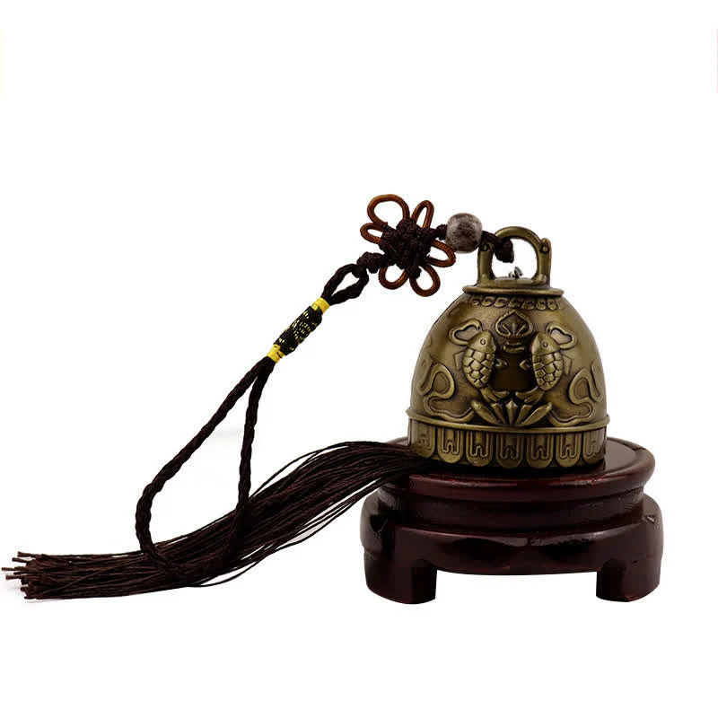 Buddha Stones Feng Shui Buddha Koi Pesce Fenice Campana a vento Campana Fortuna Decorazione da appendere alla parete - Image 7