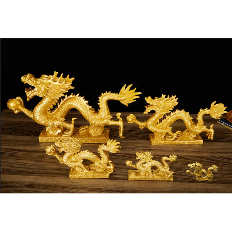 Buddha Stones Feng Shui Drago Nuvola di buon auspicio Ricchezza Fortuna Decorazione - Image 10