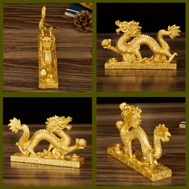 Buddha Stones Feng Shui Drago Nuvola di buon auspicio Ricchezza Fortuna Decorazione - Image 11