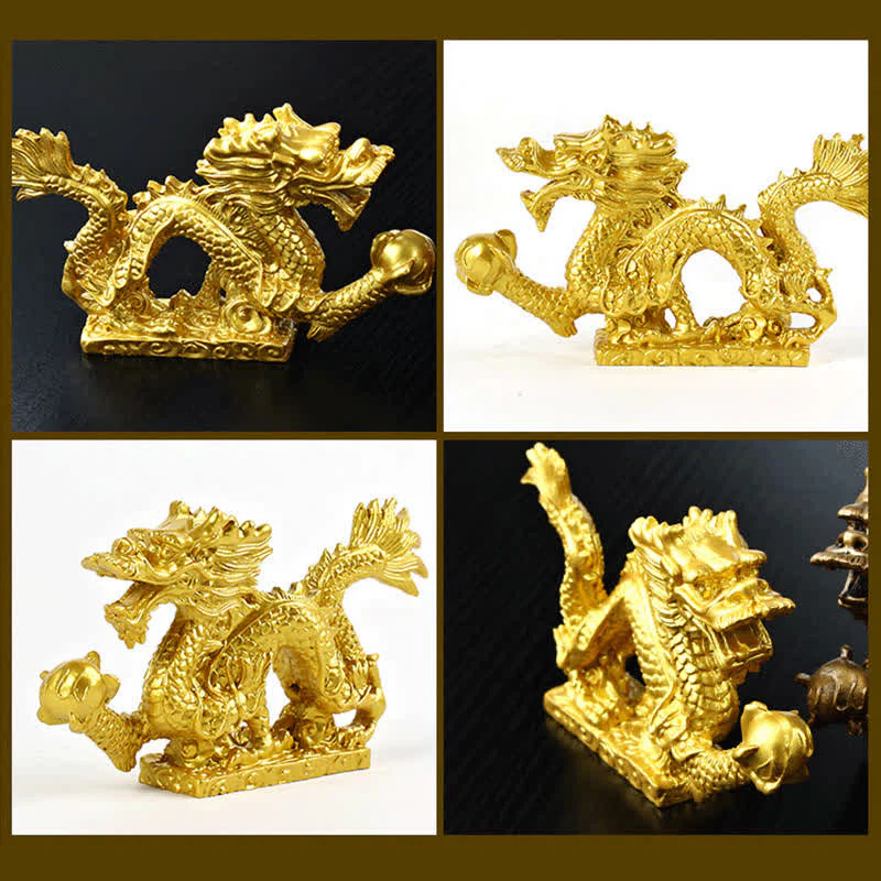 Buddha Stones Feng Shui Drago Nuvola di buon auspicio Ricchezza Fortuna Decorazione - Image 12