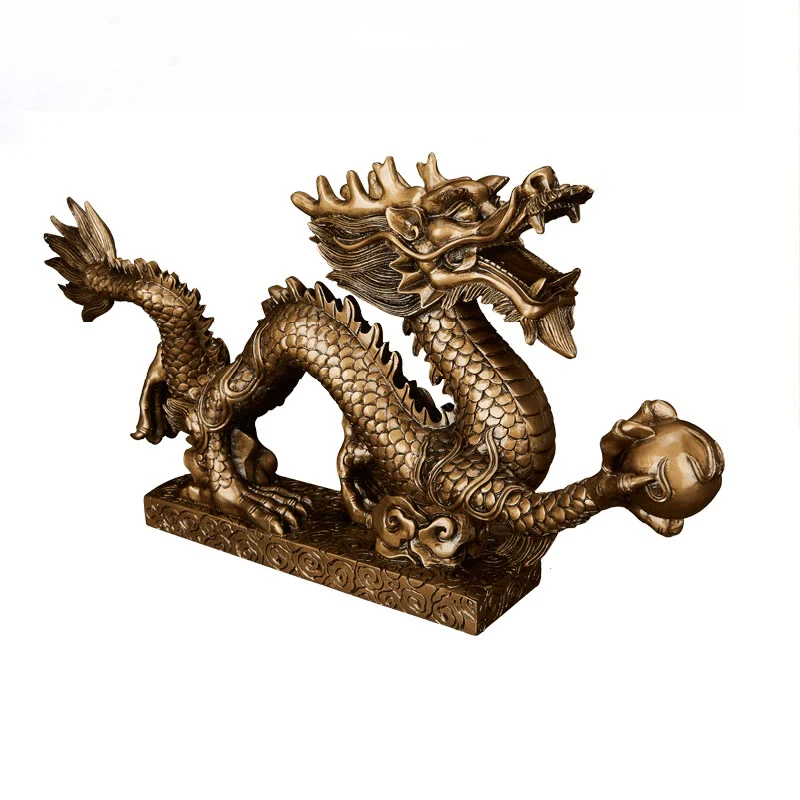 Buddha Stones Feng Shui Drago Nuvola di buon auspicio Ricchezza Fortuna Decorazione - Image 13