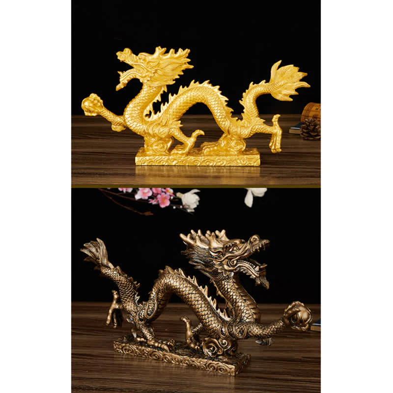Buddha Stones Feng Shui Drago Nuvola di buon auspicio Ricchezza Fortuna Decorazione - Image 24