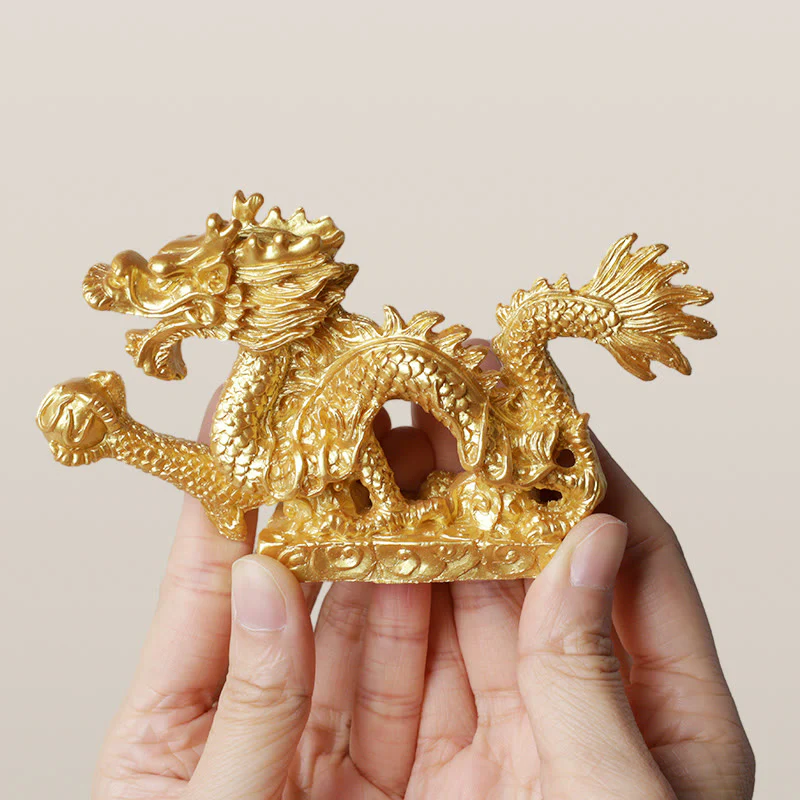 Buddha Stones Feng Shui Drago Nuvola di buon auspicio Ricchezza Fortuna Decorazione - Image 4