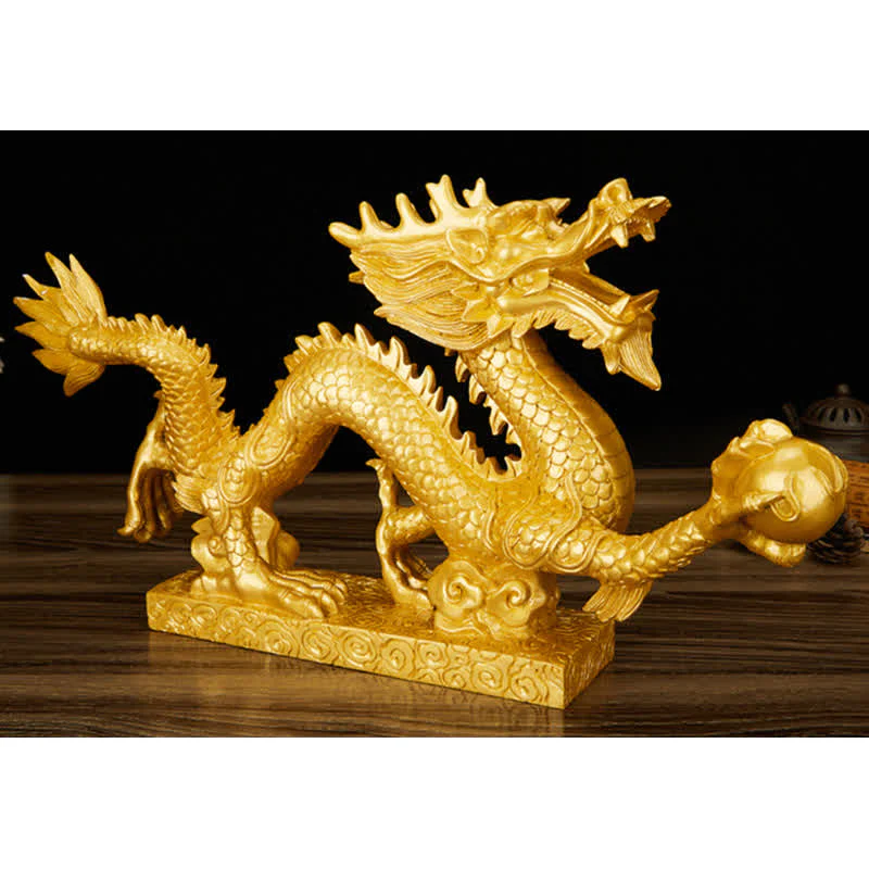 Buddha Stones Feng Shui Drago Nuvola di buon auspicio Ricchezza Fortuna Decorazione - Image 8