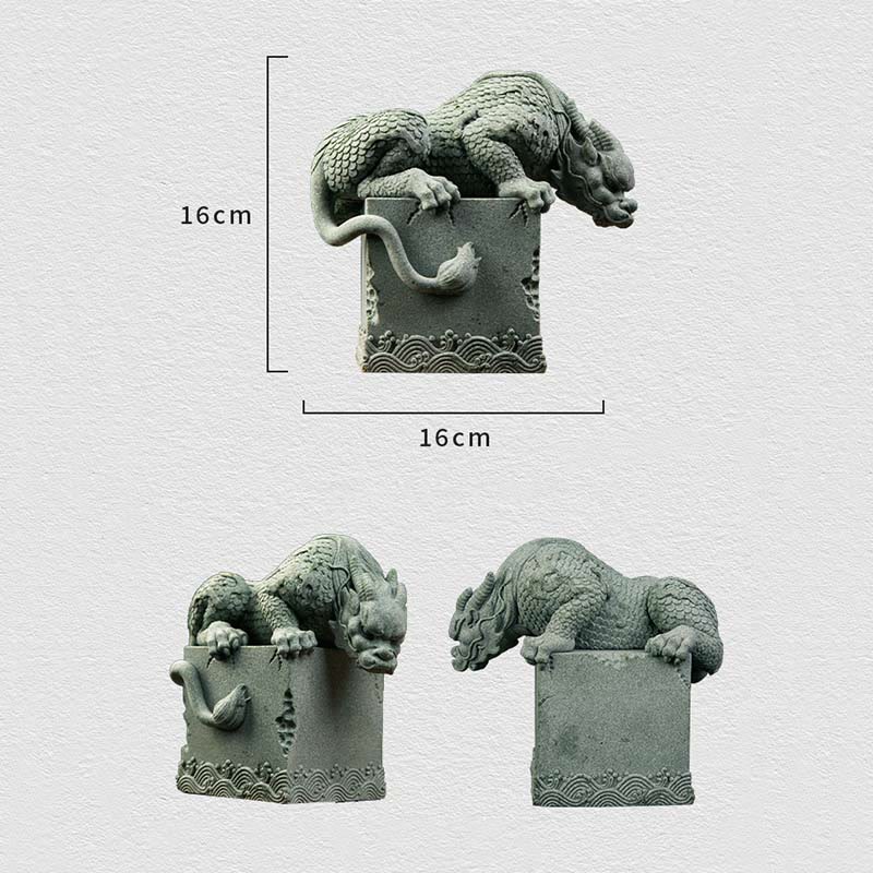 Buddha Stones Feng Shui in piedi seduto drago successo fortuna decorazione della casa - Image 20