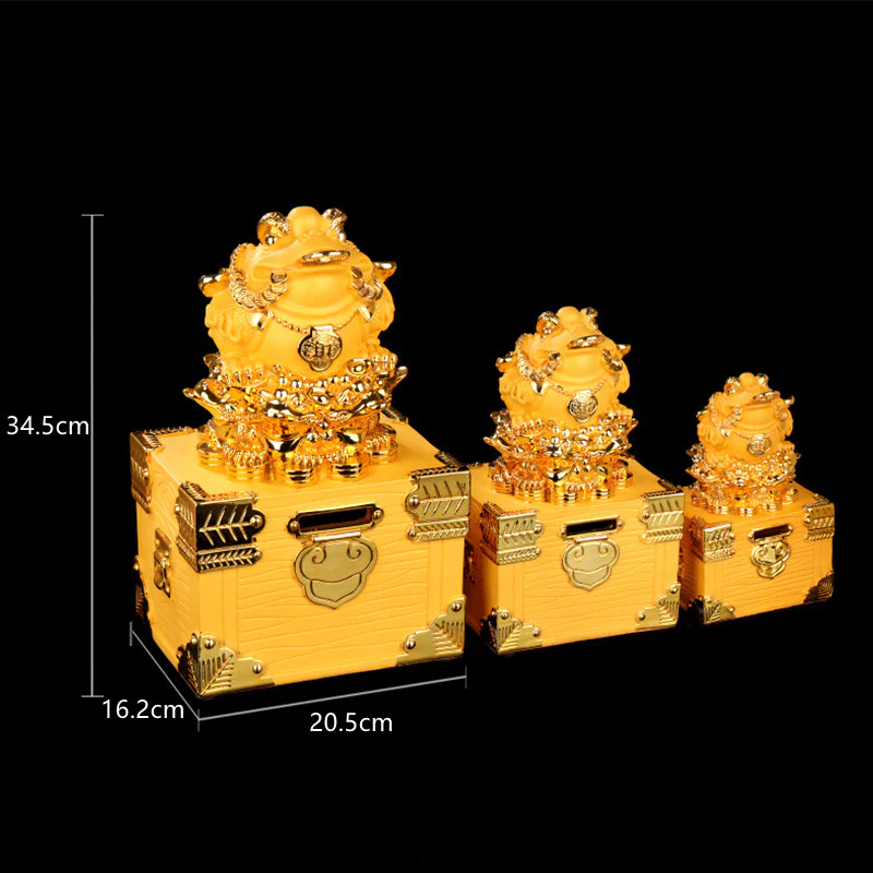 Buddha Stones Feng Shui Soldi Rana Statua Fortuna Ricchezza Decorazione - Image 10