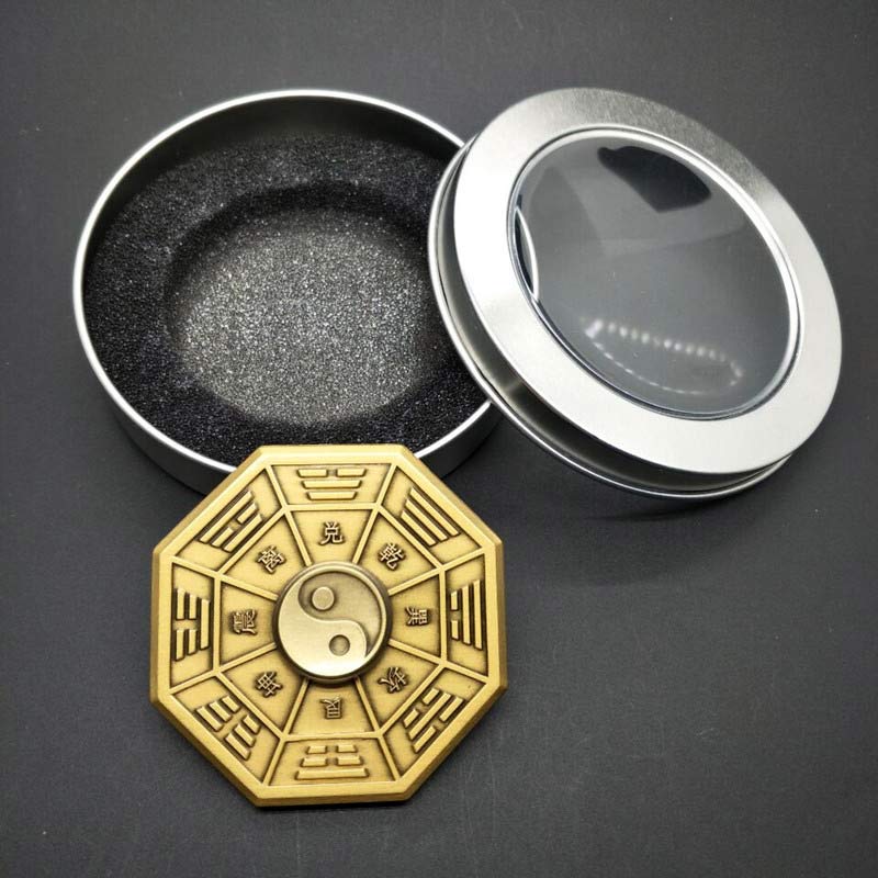 Buddha Stones Fidget Spinner Benedizione Tai Chi Dito Mano Spinner Decorazione - Image 3
