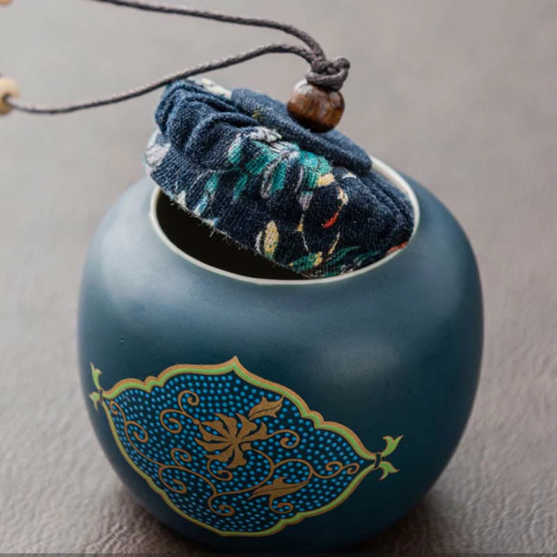 Buddha Stones Flower Chinese Gongfu Teiera in ceramica portatile Set da tè da viaggio all'aperto - Image 16