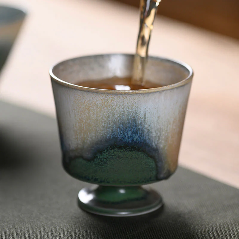 Buddha Stones Fornace d'epoca Forno di trasmutazione Tazza da tè in porcellana Tazza da tè Kung Fu - Image 10