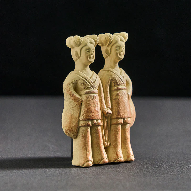Buddha Stones FU Cani Gemelli Buddha Quadrato Ding Design Frigorifero Magnete per frigorifero Decorazione per la casa - Image 8