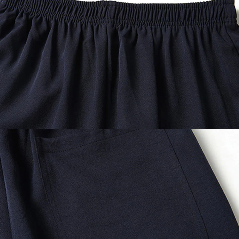 Buddha Stones Fu Carattere Cinese Nodo Ricamo Tang Suit Tradizionale Manica Corta Top Pantaloni Abbigliamento Uomo Set - Image 14