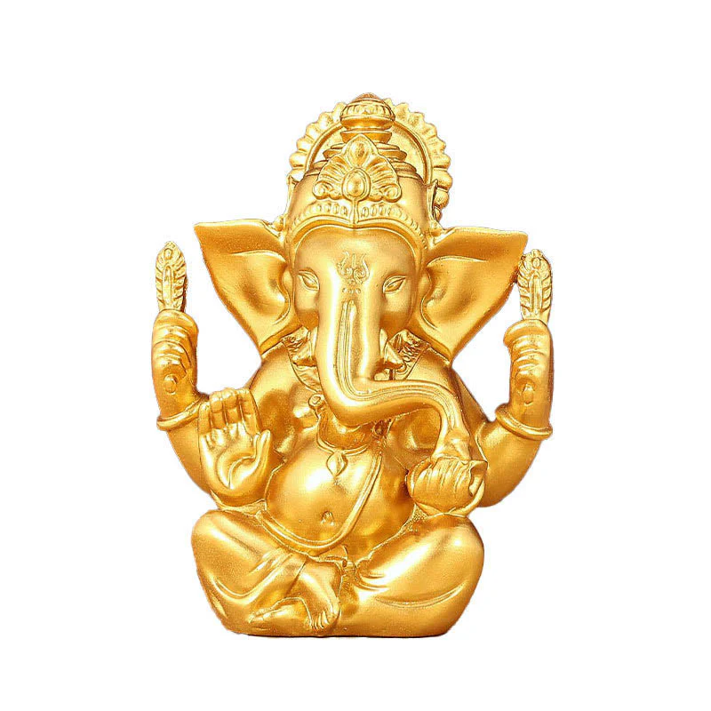 Buddha Stones Ganesh Ganpati Statua Elefante Trasformazione Decorazione Casa Resina - Image 10