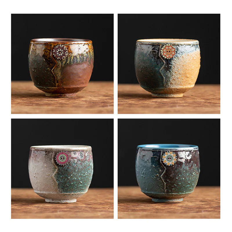 Buddha Stones Girasole Kiln Change Tazza da caffè in ceramica Tè Latte Espresso Tazza da caffè 250ml - Image 19