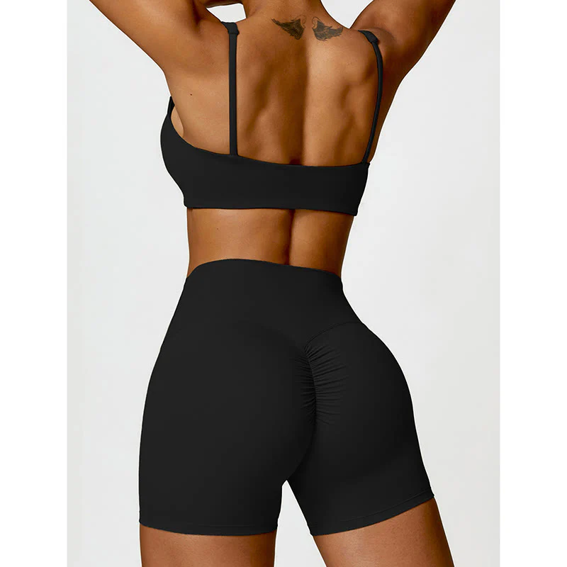 Buddha Stones Gym Sport Yoga Reggiseno senza schienale Canotta corta Pantaloncini - Image 3