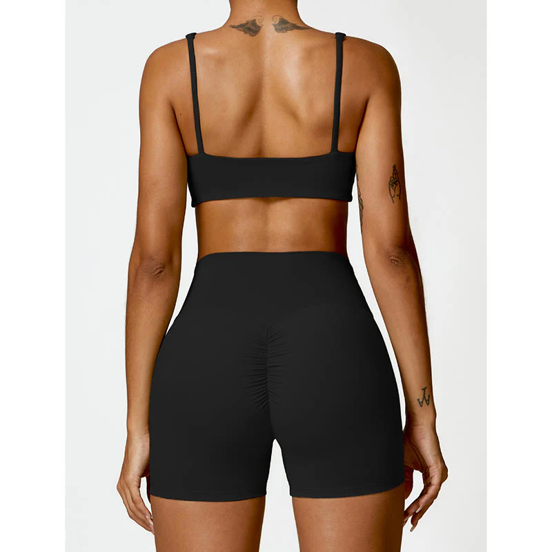 Buddha Stones Gym Sport Yoga Reggiseno senza schienale Canotta corta Pantaloncini - Image 4
