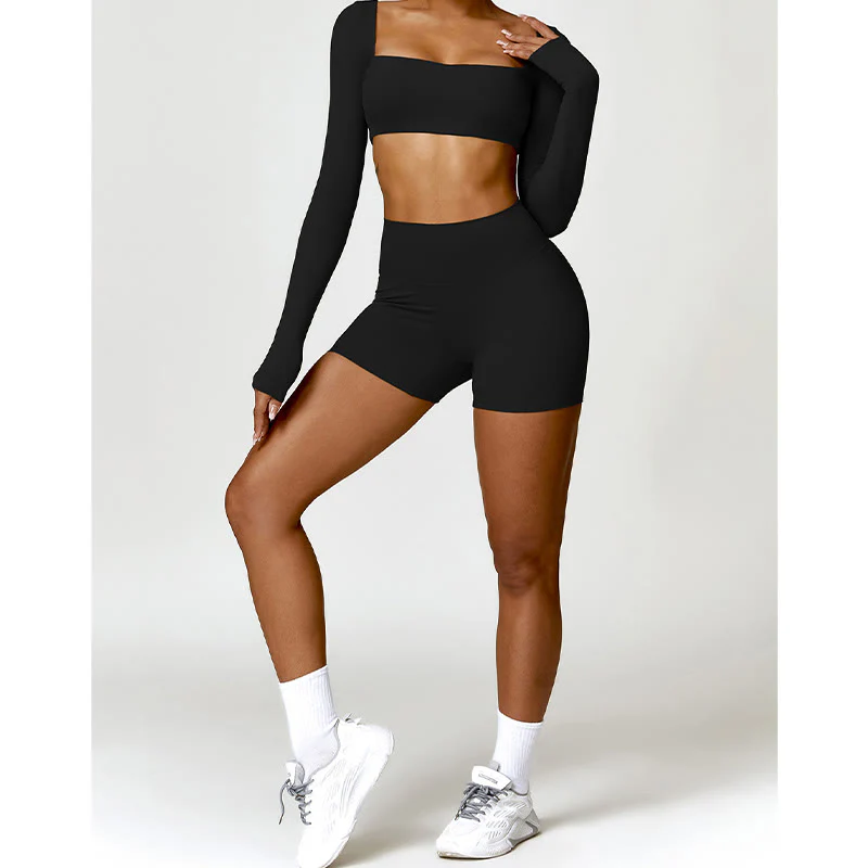 Buddha Stones Gym Sport Yoga Reggiseno senza schienale Canotta corta Pantaloncini - Image 8