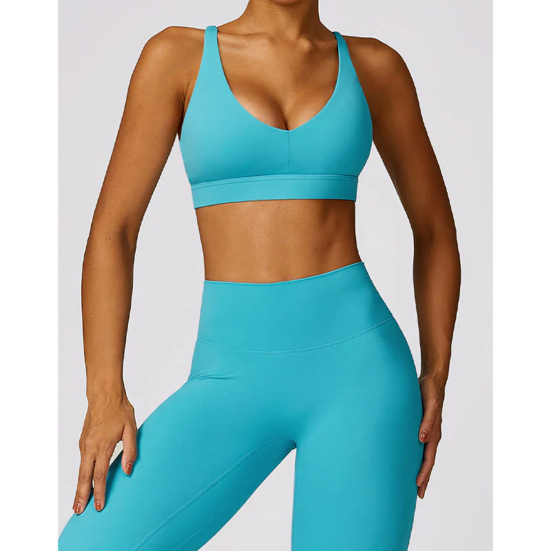 Buddha Stones Gym Sport Yoga Reggiseno senza schienale Canotta corta Pantaloncini traspiranti - Image 10
