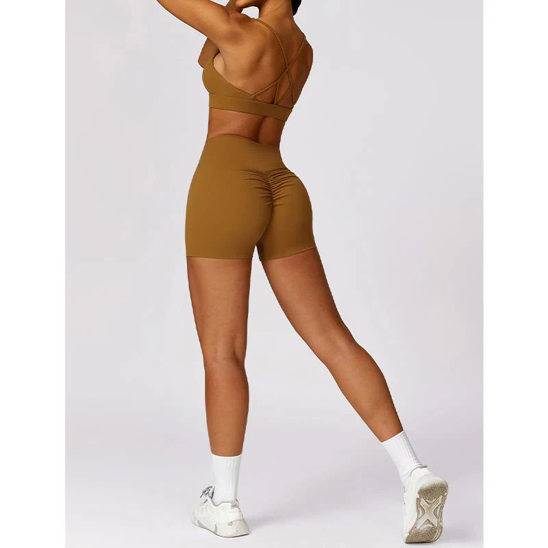 Buddha Stones Gym Sport Yoga Reggiseno senza schienale Canotta corta Pantaloncini traspiranti - Image 59