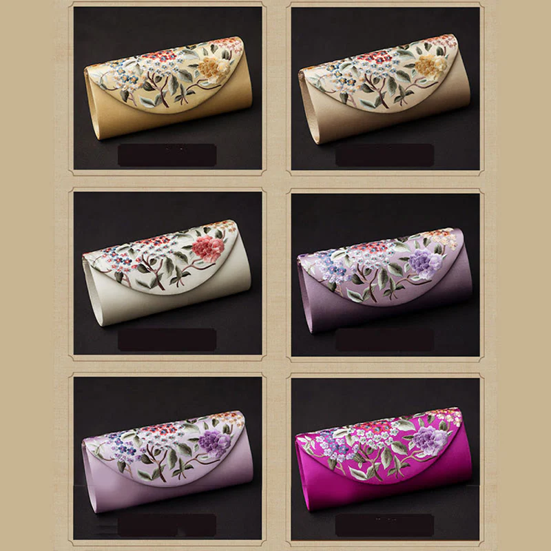 Buddha Stones Hydrangea Su Ricamo Matrimonio Shopping Portafoglio Borsa Borsa a Tracolla - Image 26