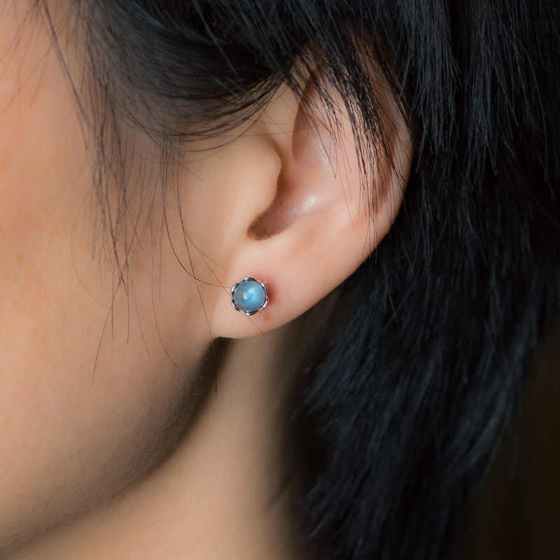 Buddha Stones in argento sterling 925 con pietra di luna positiva - Image 8