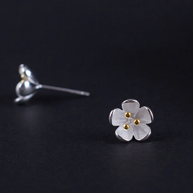 Buddha Stones in argento sterling 925 con stami dorati - Image 4