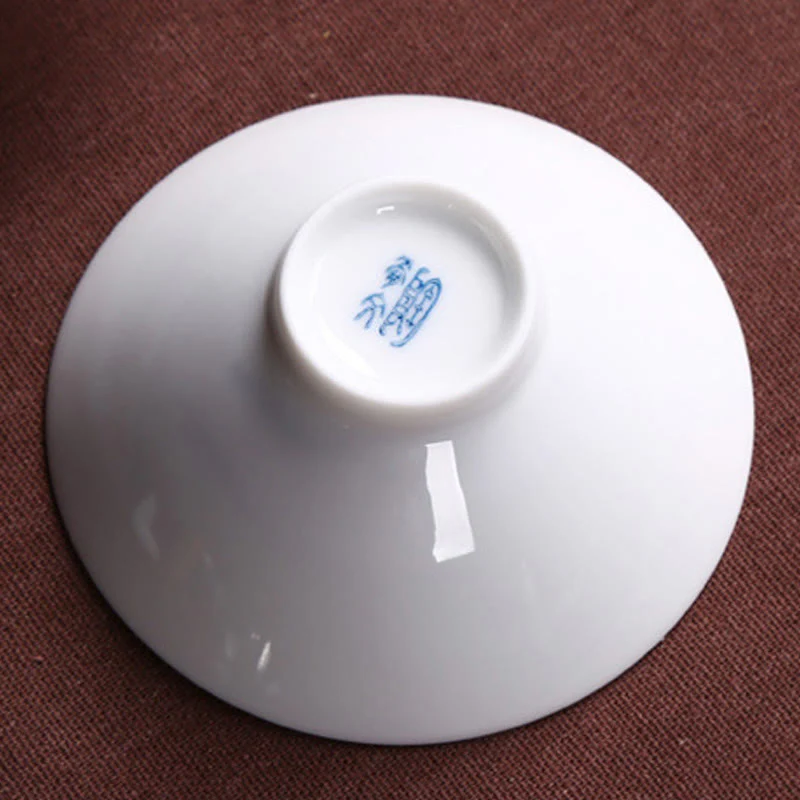 Buddha Stones Jingdezhen blu e bianco porcellana Koi Fish tazza da tè in ceramica Kung Fu tazze da tè - Image 15