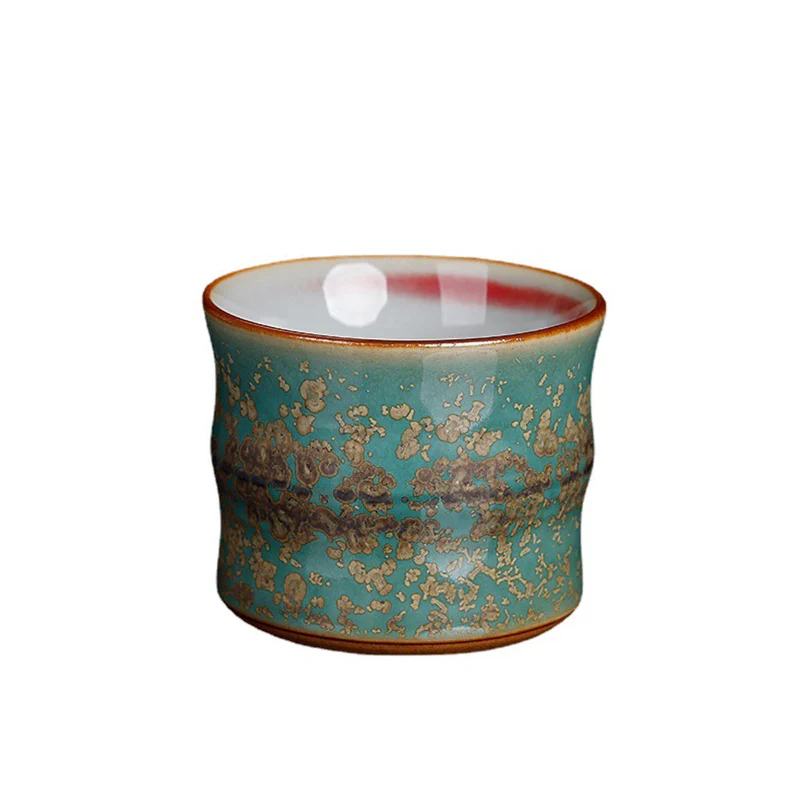 Buddha Stones Kiln Change Ceramica Bambù Design Tazza da tè Kung Fu Tazza da tè - Image 10
