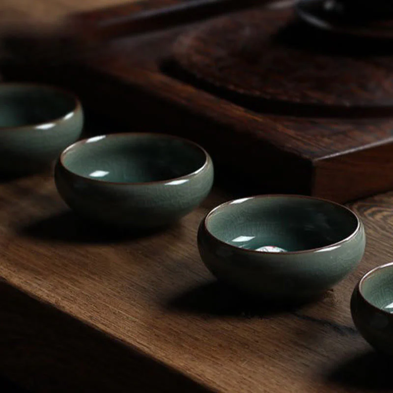 Buddha Stones Koi Fish colorato Tazza da tè in ceramica Kung Fu Tazza da tè Ciotola - Image 16