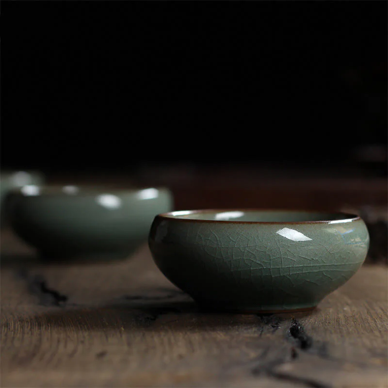 Buddha Stones Koi Fish colorato Tazza da tè in ceramica Kung Fu Tazza da tè Ciotola - Image 3