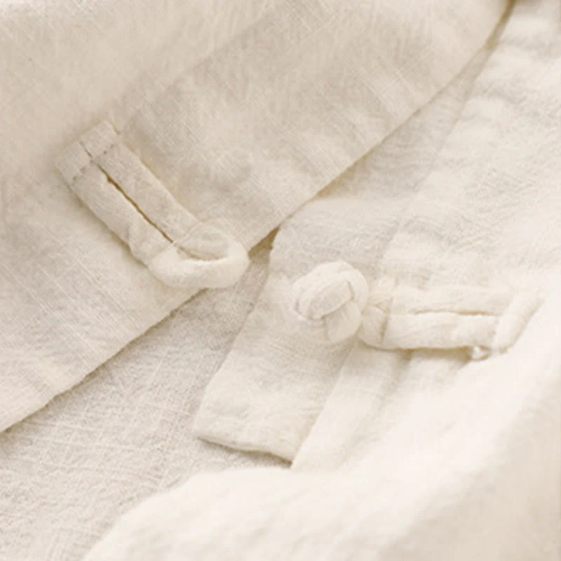 Buddha Stones Bottone di nodo cinese artistico letterario Abbigliamento casual in cotone - Image 24